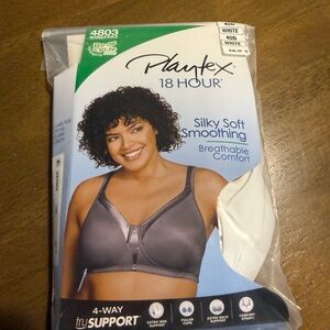 Playtex 18 Hour Silky Soft Smoothing Bra - White